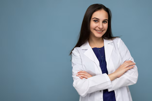 photo-portrait-young-pretty-beautiful-positive-smiling-brunette-woman-with-sincere-emotions-wearing-white-medical-coat_88135-26652